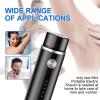 Mini Electric Razor, Portable Electric Shaver, Pocket Razor for Men, Waterproof USB Rechargeable Shavers, Wet and Dry Rotary Shaver for Traveler A/a view 2