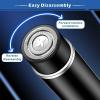 Mini Electric Razor, Portable Electric Shaver, Pocket Razor for Men, Waterproof USB Rechargeable Shavers, Wet and Dry Rotary Shaver for Traveler A/a view 4