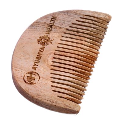 AYUSHYA HEALTH 100% Birthing Comb - Wooden Labor Comb for Women, Pack of 1