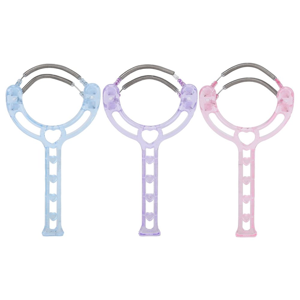 3PCS Facial Hair Removal Spring Handheld Face Epilator Epilator Depilatory Spring Face Threading Tool Facial Hair Removal Device Makeup Tools for Women Eyebrow Chin Cheek Mustache Upper Lip