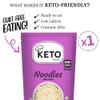 Keto Chef Vegan Microwaveable Slim Noodles - Free-From Konjac Instant Noodle, Shirataki, Zero Carbohydrates & Sugar, Paleo Friendly Healthy Low Calorie Diet | Ready to Eat (270g) view 3