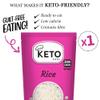 Keto Chef Paleo Friendly Slim Rice - Konjac Flour Vegan Instant Rice, Shirataki, Free-From, Contains Zero Carb & Sugar, Low Calorie Healthy Diet Food | Ready to Eat (270g) view 3