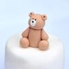 SugArt Teddy Bear Brown Cake Topper Party Decoration Fondant Fabulous Edible Icing Great for Kids Boy Girl Easy To Use Icing Professional view 1