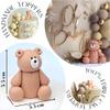 SugArt Teddy Bear Brown Cake Topper Party Decoration Fondant Fabulous Edible Icing Great for Kids Boy Girl Easy To Use Icing Professional view 2