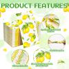 150 Pcs Disposable Guest Napkins 3 Ply Lemon Paper Napkins Summer Hand Towels for Bathroom Paper Towels Decorative Napkins for Summer Tea Party Baby Shower view 3