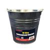 10 Litre Galvanised Builders Bucket Home Garden Heavy Duty Bucket view 1
