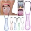 1/5Pcs Tongue Scrapers, Tongue Cleaner Oral Care Tongue Scraper, Reusable Anti-halitosis Care Cleaner for Adults and Children Beauty Tools (Color : 5Color) view 1