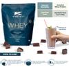 Kinetica Sports Whey Protein Powder - Chocolate, 4.5 Kg, 150 Servings | 23g Protein, 5.5g BCAA Amino Acid & 4.32g Glutamine | Recovery Shake for Optimum Nutrition | WADA & Informed Sport Approved view 4