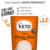 Keto Chef Konjac (Sticky Rice, Pack of 12 x 200g), Vegan, Instant Sushi Rice, Low Carb, Gluten & Sugar Free, Low Calorie, Ready to Eat, Healthy Keto Diet Food view 3