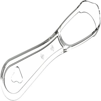 1/5Pcs Tongue Scrapers, Tongue Cleaner Oral Care Tongue Scraper, Reusable Anti-halitosis Care Cleaner for Adults and Children Beauty Tools (Color : Clear)