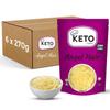 Keto Chef Vegan Angel Hair Noodles (Pack of 5, 270g)  Free-from & Fat Free, Made of Konjac Flour, Contains Zero Carbohydrates & Sugar, Shirataki, Low Calorie Instant Food, Ready to Eat Meal view 1