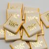 Italian Options Gold Mr & Mrs Wedding Chocolate Neapolitans (25 Chocolates) view 1
