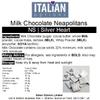 Italian Options Silver Heart Wedding Chocolate Neapolitans (75 Chocolates) view 2