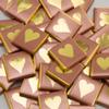 Italian Options Rose Gold Heart Wedding Chocolate Neapolitans (25 Chocolates) view 1