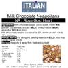 Italian Options Rose Gold Heart Wedding Chocolate Neapolitans (25 Chocolates) view 2