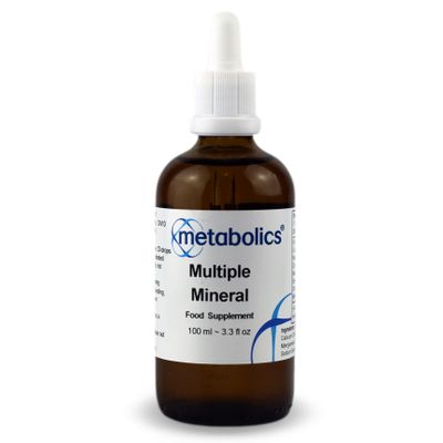 Multiple Mineral Liquid Complex 100ml | Trace Mineral Drops  Contains Potassium, Calcium, Magnesium, Zinc, Manganese, Selenium, Chromium, Molybdenum | Additive Free (100ml)