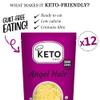 Keto Chef Vegan Angel Hair Noodles  Free-From & Fat Free, Made of Konjac Flour, Shirataki, Contains Zero Carbohydrates & Sugar, Low Calorie Instant Food, Ready to Eat | Pack of 12 (270g) view 3