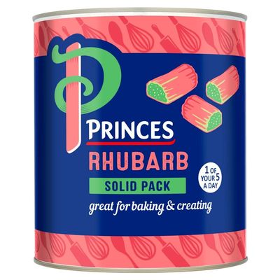 Parkers Princes Solid Pack Rhubarb 2.82kg