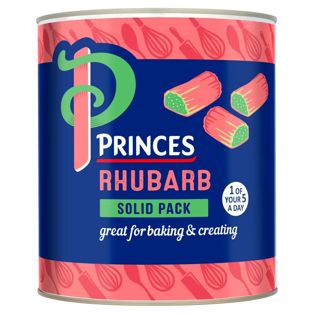 Parkers Princes Solid Pack Rhubarb 2.82kg