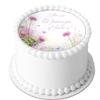 Top That Meadow Flower PERSONALISED 7.5 inch Circle on Decor Icing Sheet Edible Cake Topper - Perfect for Decorating Larger Cakes view 1