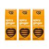Kent & Fraser Gluten Free Spicy Ginger Crunchy Cookies | Wheat Free Artisan Biscuits | Natural Ingredients | 125g (Pack of 3) view 1