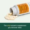 Hey Nutrition Turmeric Extract Complex - Vitamin D3 & C, Black Pepper Extract - Support Muscle & Joint Relief - Maximum Potency & Enhanced Absorption - UK Manufactured - 6 Pack - 360 Vegan Capsules view 3