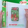 SOL 3pk Cling Film for Food |Catering Dispenser and Cutter | Storing Refill Rolls Kitchen Preparation Reusable Clingfilm with Cutter, 3 Rolls (40m x 30cm) (311045) view 2