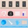 Madors Waxing Kit for Women Heating Ring Wax Warmer Wax Kit for Hair Removal Intelligent Temperature Control Wax Machine with Hard Wax Beads (Black) view 2