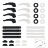 16 pairs of glasses, non-slip, non-slip glasses holder and glasses nose pads, silicone, non-slip ring, non-slip glasses accessories, for sunglasses, sports glasses, reading glasses view 1