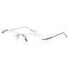 TERAISE Frameless Metal Reading Glasses for Men/Women Blue Light Blocking -Rimless Fashion Comfortable Computer Eyeglasses view 1