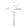 10pcs of Acrylic Religious Cake Topper - Dove and Cross,Holy Spirit Topper, Confirmation Topper view 1