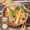 Keto Chef Thick Instant Udon Noodles (Pack of 5, 270g)- Konjac Vegan Noodle, Zero Fat, Sugar & Carb, Shirataki, Made from Free-from Flour, Healthy Low Calorie Food, Ready to Eat view 4