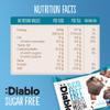 Diablo Sugar Free Chocolate Muffin Cupcake - Sweetened with Maltitol, Halal & Kosher Approved, Sugar Free Snacks - Perfect for Gifting, Birthdays, Special Occasions - 45g Each, Pack of 12 view 2