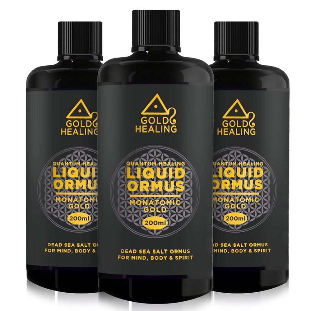 GOLD HEALING Liquid ORMUS 200ML 70% MONATOMIC Gold, 30% Magnesium, MANA, MUFKUTZ, ORBITALLY REARRANGED MONOATOMIC Elements for Mind, Brain, Body & Spirit (3)