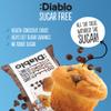 Diablo Sugar Free Chocolate Chip Muffin Cupcake - Sweetened with Maltitol, Halal & Kosher Approved, Sugar Free Snacks - Perfect for Gifting, Birthdays, Special Occasions - 45g Each, Pack of 6 view 4