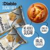 Diablo Sugar Free Vanilla Muffin Cupcake - Sweetened with Maltitol, Halal & Kosher Approved, Sugar Free Snacks - Perfect for Gifting, Birthdays, Special Occasions - 45g Each, Pack of 6 view 3
