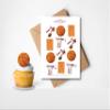 24x Pre-cut Basketballs Set 4cm Edible Premium Icing & Sweet Wafer Card Standing Cupcake Toppers Birthday Party Cake Decorations (Premium Sweet Wafer Card) view 1