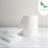 Bazoo Luxury Bamboo Unwrapped Toilet Tissue Paper - Plastic Free, Eco Friendly, Septic Safe, Biodegradeable Bath Tissue with Soft, Quick Dissolving 3 Ply Sheets - Double-Length Bamboo Toilet Rolls view 2
