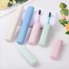 4 Pack Travel Toothbrush Case Portable Toothbrush Carrier Case Plastic Toothbrush Storage Case Cover Toothbrush Cup Container for Travelling, Camping, Bathroom, Home, School view 3