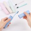 4 Pack Travel Toothbrush Case Portable Toothbrush Carrier Case Plastic Toothbrush Storage Case Cover Toothbrush Cup Container for Travelling, Camping, Bathroom, Home, School view 4