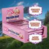 Mountain Joes On-the-Go Protein Bar | High Protein & Fibre, Low Sugar Bar with 17g Protein | Nutritional & Healthy Gym Snack Bar | Box of 12 x 55g (Box, Raspberry Ripple) view 2