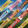 Mountain Joes On-the-Go Protein Bar | High Protein & Fibre, Low Sugar Bar with 17g Protein | Nutritional & Healthy Gym Snack Bar | Box of 12 x 55g (Box, Raspberry Ripple) view 3