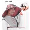 Summer Outdoor Camping Face Protection Net Mosquito Midge Insect Head Net, Anti-Mosquito Fly Insect Portable Head Net for Face and Neck,Grey 2 view 4