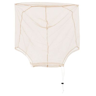 Summer Outdoor Camping Face Protection Net Mosquito Midge Insect Head Net, Anti-Mosquito Fly Insect Portable Head Net for Face and Neck,Beige