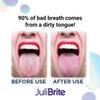 Julibrite Tongue Gel (50ML) | Helps Fight Bad Breath (halitosis) | White Tongue | Fresh Breath | Tongue Scraper | Tongue Scrubber | Tongue Cleaner (Pack of 2) view 4