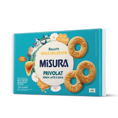 Misura Miele Privolat Biscuits | Milk and Egg Free | 400 g Pack