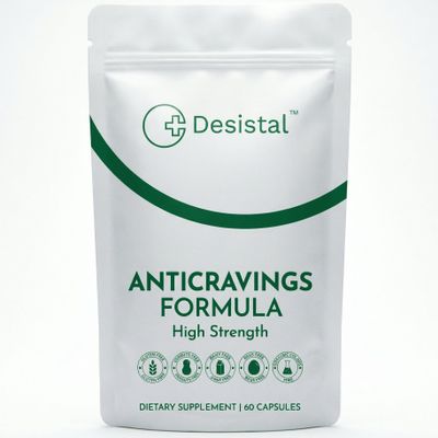 Desistal - Supplement to Cut Down or Stop Drinking Alcohol - 1 Month Supply Pouch 60 Capsules