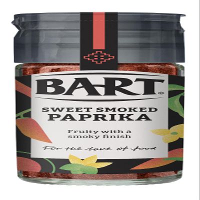 BART Sweet Smoked Paprika Jar - Pack of 6 x 40g - Vibrant, Smoky & Fruity - Ideal for Spanish & Indian Cooking