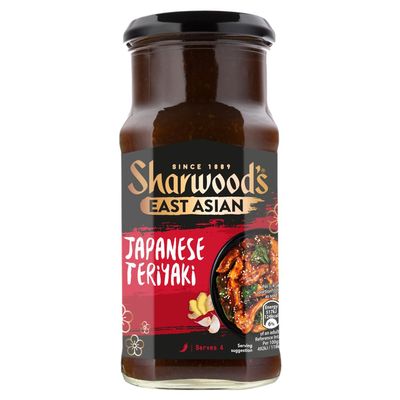 Sharwood's Japanese Teriyaki Sauce Sweet & Savoury Soy Blend With Ginger & Garlic, 415 g Jar (Pack of 1)