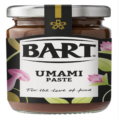BART Umami Paste Jar - Pack of 6 x 95g - Mushroom & Tomato Savoury Paste Ideal for Asian-Inspired Cooking - Vegan & Gluten Free